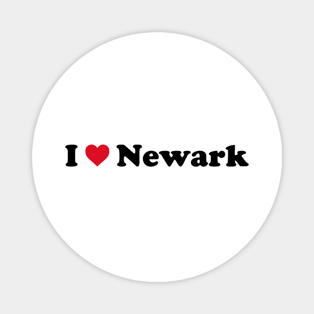 I Love Newark City Magnet by Novel_Designs